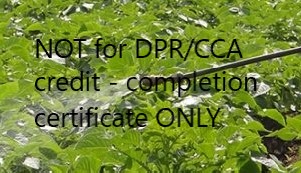Mandatory Thiobencarb Stewardship - CERTIFICATE ONLY [2021]